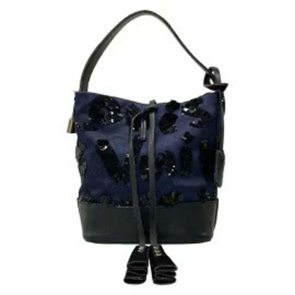 LOUIS VUITTON Spotlight Shoulder Bag Midnight Blue Leather